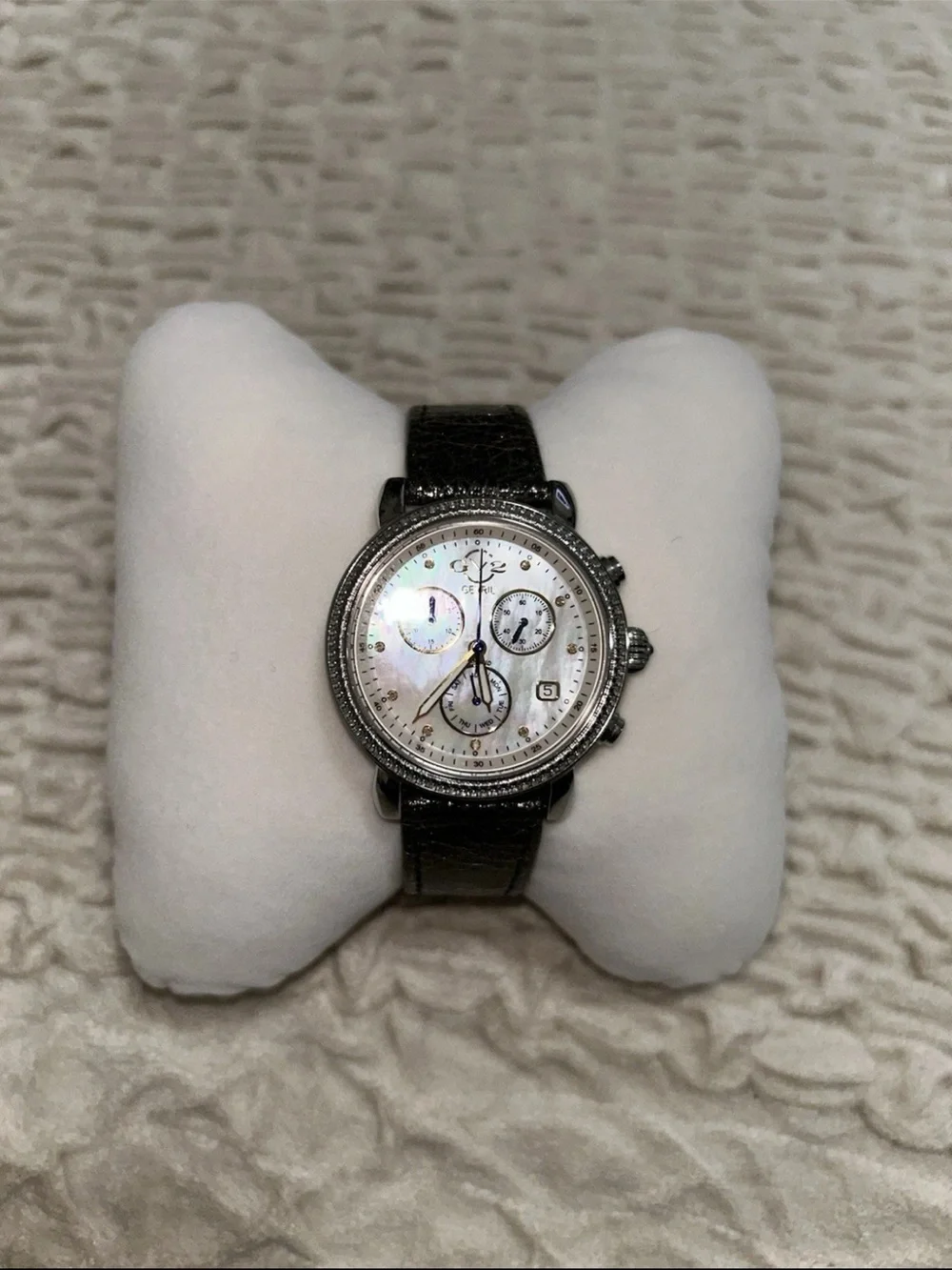 gevril women watches pearl sapphire crystal and diamond limited edition 36mm